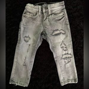 Jordan Craig Gray Distressed Jeans Modern Style